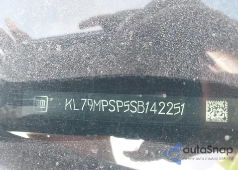 2025 Chevrolet Trailblazer Fwd Lt z USA, uszkodzony, nr VIN KL79MPSP5SB142251